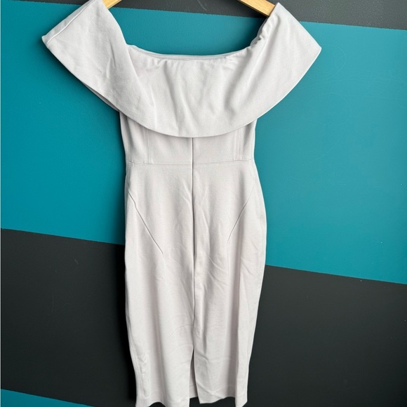 Babaton Strapless Cream Dress - Picture 3 of 10